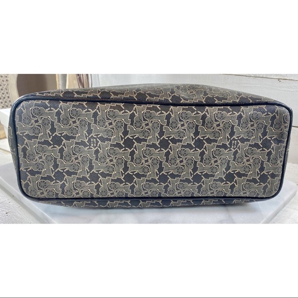 Celine Logo & Carriage Coated Canvas Tote - Picture 5 of 10